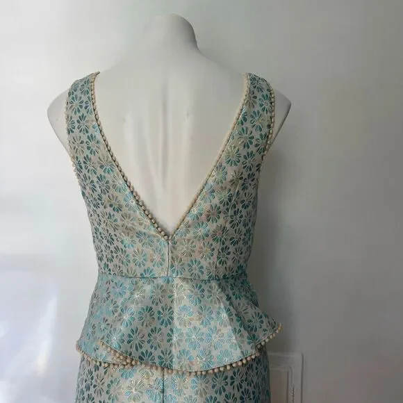 Lulus Afternoon Affair Blue peplum Mini Dress - Picture 9 of 11